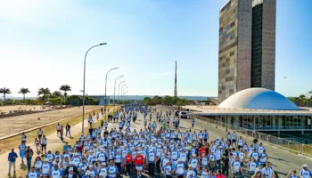 Presidente Lula participa da Corrida e Caminhada MEC 95 anos, na Esplanada dos Ministérios Brasília - Ricardo Stuckert/Presidência da República