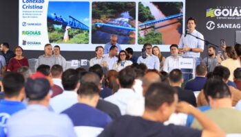 Daniel Vilela inaugura ampliação do Sistema de Abastecimento de Água da Região Metropolitana de Goiânia