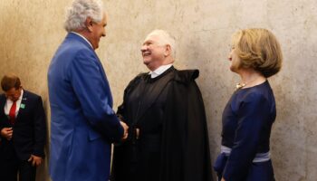 Caiado pede "sabedoria e equilíbrio" ao prestigiar posse de nova presidência do STF