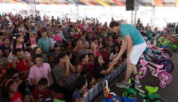 Festa da Criança da Prefeitura de Aparecida reúne 10 mil pessoas na Cidade Administrativa