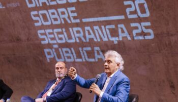 Caiado defende maior respaldo às polícias no combate à criminalidade em evento sobre segurança pública no Rio de Janeiro