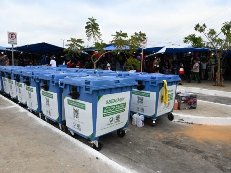 Prefeitura reforça limpeza da cidade com mais de 50 contêineres instalados para organização do lixo