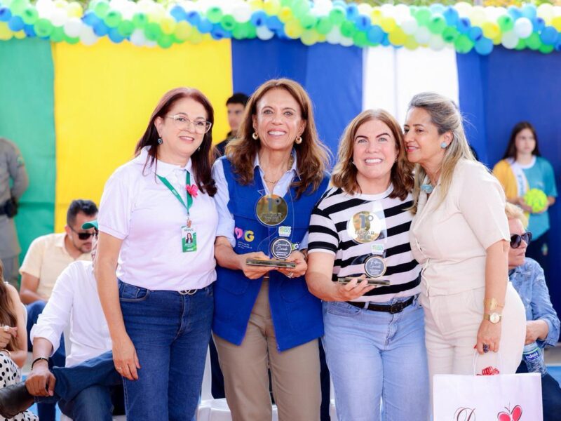 Gracinha Caiado abre Goiás Social e entrega reforma de escola em São Miguel do Araguaia