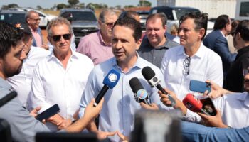 Prefeito Vilela acompanha avanço de obras do Antares e destaca a consolidação de Aparecida como polo logístico