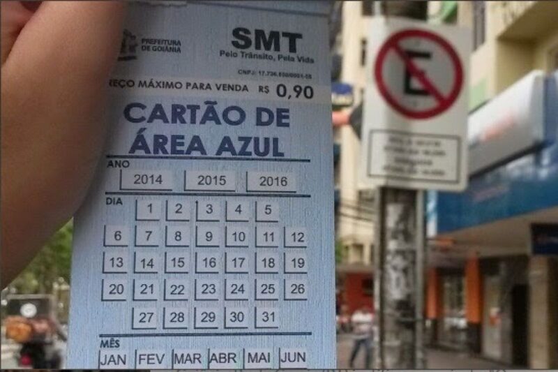Reajuste da Área Azul em Goiânia ultrapassa 70%