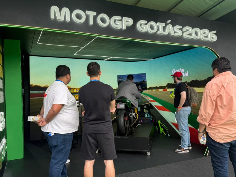 Caiado promove etapa goiana da MotoGP 2026 no Grande Prêmio de Fórmula 1, em São Paulo