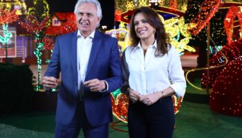 Caiado e Gracinha celebram conquistas de Goiás em mensagem de Natal