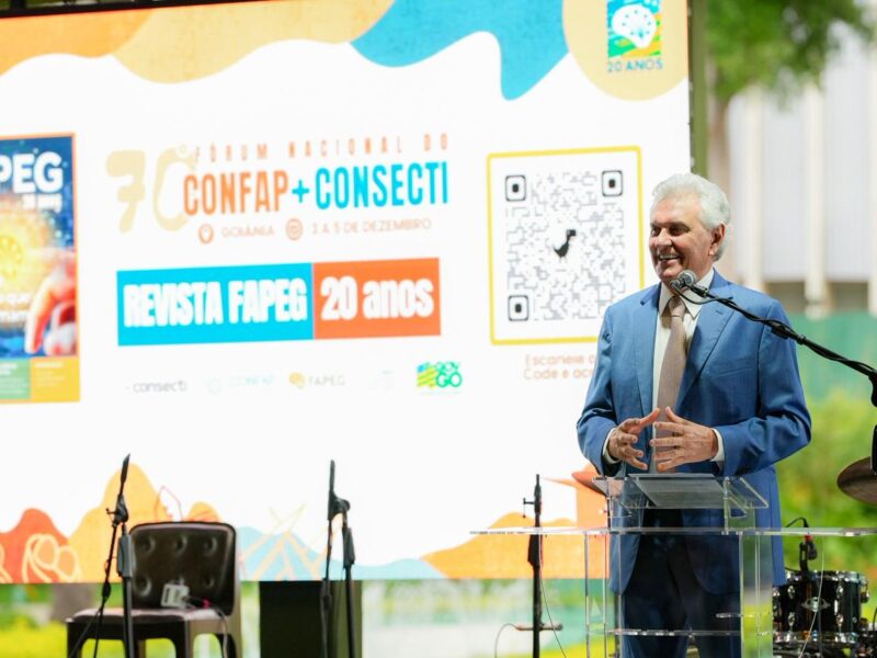 Caiado anuncia 21 editais com R$ 47,4 milhões para ciência, inovação e tecnologia