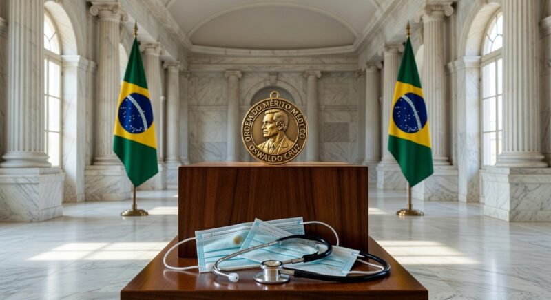 Lula condecora pneumologista Margareth Dalcolmo com medalha Oswaldo Cruz por atuação na pandemia